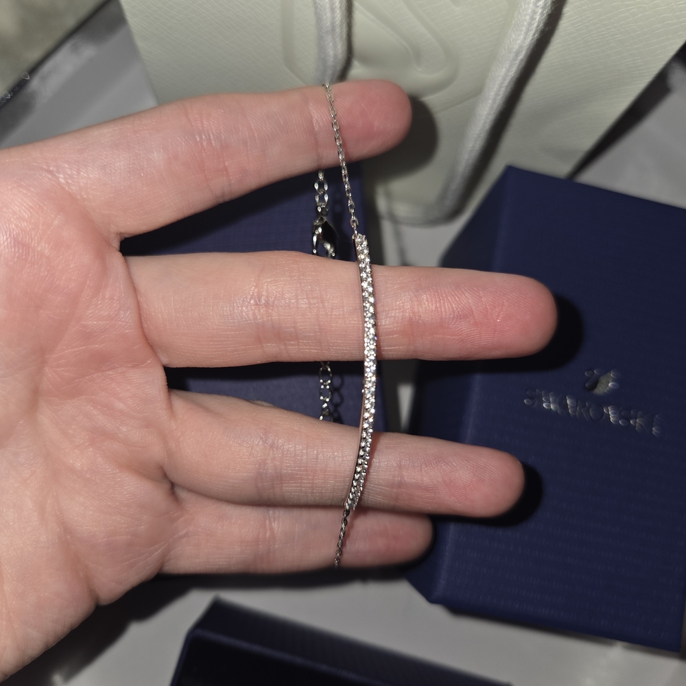 Swarovski Only bracelet White, Rhodium plated - Picture 7 of 10